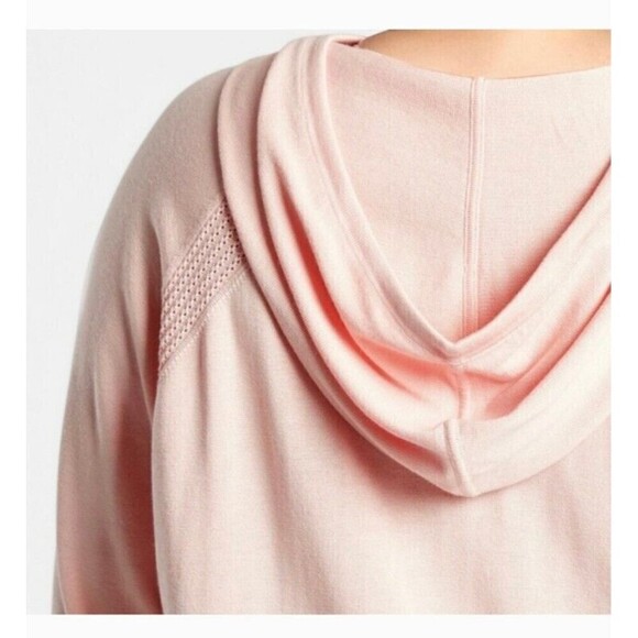 Athleta Evergreen Hydrangea Pink Sweater Hoodie Size Xs - Picture 3 of 9